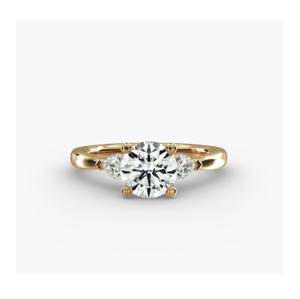 Designer Engagement <b>Ring</b> Beautifully <b>Crafted</b> with Vintage Style & Premium Finish Featuring Side Diamonds for Memorable Occasion - Product Image 2
