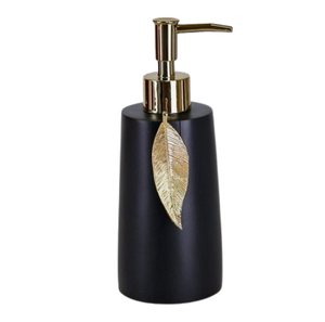 Distributeur de savon de salle de bain fini or de qualité supérieure Design personnalisé Distributeur de savon de salle de bain rechargeable moderne de luxe - Product Image 4