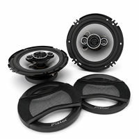 Haut-parleurs audio pour voiture au son clair, qualité supérieure, 6 pouces, 500W max, 45W RMS, 4 ohms, 91dB, 4 voies, pour mise à niveau audio de véhicule