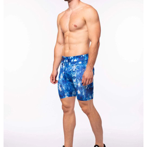 Compression Sublimation imprimé Shorts collants de course hommes séchage rapide Gym Fitness sport course Yoga exercice Shorts hommes - Product Image 4