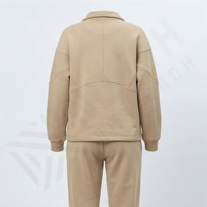 Conjunto Deportivo Extra Grande para Mujer, Diseño Liso Personalizado, Cierre de Cremallera, Color Personalizado, Alta Calidad - Product Image 2