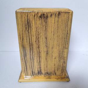Handmade Wooden Urns <b>for</b> Human <b>Ashes</b> Adult Large - Wooden <b>Box</b> Funeral Cremation Urns <b>for</b> <b>Ashes</b> (11 x 7 x 3.5 Inches Teak Black) - Product Image 2