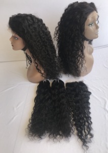 Pelucas de Cabello Humano 100% Natural Sin Procesar de Camboya, Rizado de 18'', con Cierre Transparente 5x5 de un Solo Donante, Ondulado, Proveedor Indio - Product Image 5