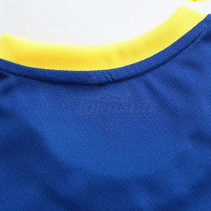 Conception OEM, uniforme de football personnalisé, fabrication en usine, 10% polyester, impression de logo personnalisée, couleur personnalisée, écologique, séchage rapide - Product Image 5