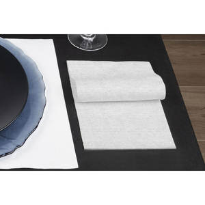 Tovaglioli Stampati Capri Grigi 30x40cm Piegati 1/4 Bambutex Naturale 600pz B2B - Product Image 1