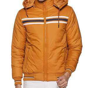 Blousons matelassés faciles à porter Prix d'usine Blousons matelassés pour hommes Fermeture éclair Blouson matelassé d'hiver avec design personnalisé Service OEM - Product Image 2