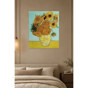 Impression sur toile Fida Van Gogh Douze tournesols dans un vase - Product Image 4