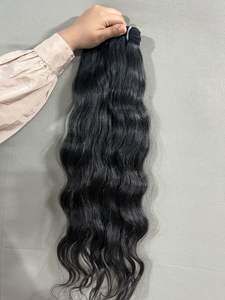 Extensiones de cabello ondulado crudo indio 12-14 pulgadas varias ondas del cuerpo Yaki recto onda profunda rizado cierre extensiones de cabello humano - Product Image 4