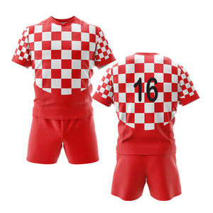 Uniformes Deportivos Personalizados Profesionales con Impresión Digital, 100% Poliéster de Secado Rápido, Jersey y Pantalones Cortos de Rugby, Diseño de Logotipo de Club OEM Aceptado - Product Image 4