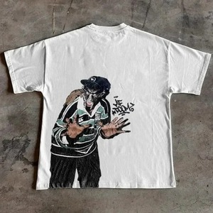 Customize Digital Printing Oversized Heavyweight <b>T</b>-<b>shirt</b> Manufacturing Cropped 100% Cotton Jersey Boxy <b>Sleeveless</b> Hip Hop <b>Men</b> - Product Image 2