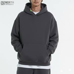 Streetwear d'hiver lourd personnalisé sweat à capuche double couche 400 Gsm Boxy coton polaire sweats à capuche pour hommes sweats à capuche réversibles Hombre - Product Image 1