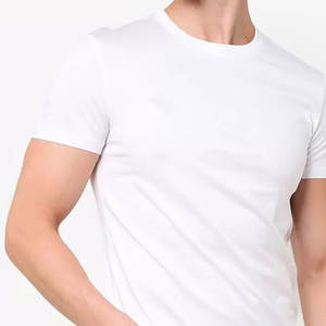 เสื้อยืดผ้าฝ้ายสีขาวล้วนสำหรับผู้ชาย |   เสื้อยืดคอกลมแขนสั้นพรีเมียมแบบเรียบ |   เสื้อผ้าสตรีทแวร์มินิมอลแบบเรียบง่าย แบรนด์ส่วนตัวสั่งทำพิเศษ - Product Image 5