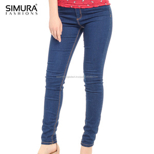 Meilleurs jeans en denim pour femmes grandes tailles, design skinny élégant, respirant, écologique et extensible, pour filles et femmes, en vente en ligne - Product Image 2
