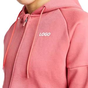 Women Cropped Zipper <b>Hoodie</b> Premium Quality Fabric 100% Cotton OEM Service ODM Design <b>Trendy</b> <b>Hoodie</b> Embroidery Logo Design - Product Image 5