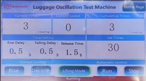 อุปกรณ์ทดสอบกระเป๋าเดินทางแบบเหวี่ยงด้ามจับสั่นอุปกรณ์ทดสอบกระเป๋าเดินทางและกระเป๋า - Product Image 5
