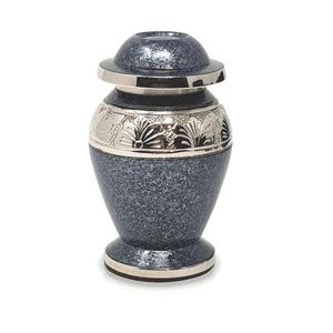 Urnas de cremación de estilo Floral turquesa, urna blanca ligera hecha a mano para adultos y mascotas, urnas de recuerdo para cenizas de entierro conmemorativo - Product Image 4