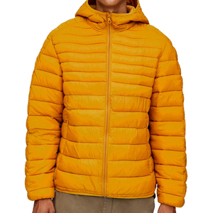 Wholesale Latest High Quality Men's <b>Puffer</b> <b>Jacket</b> Custom Printed Logo <b>Thin</b> Oversized Coated Winter <b>Jacket</b> with Stand Collar - Product Image 2