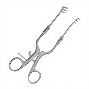 Vente en gros 15.24cm allemand en acier inoxydable réglable mastoïde écarteur manuel puissance émoussée auto-retenue Instrument chirurgical - Product Image 1