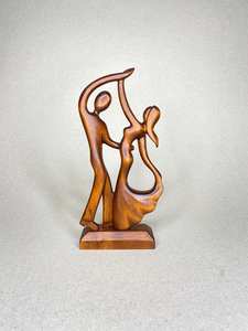 Sculptures de figurines en bois massif poli de style nautique créatif pour la décoration de la maison - Product Image 4