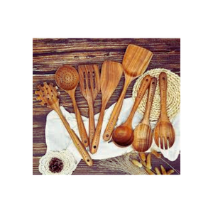 Ustensiles de cuisine de haute qualité, écologiques, personnalisables avec logo, en bois naturel, fabriqués au Vietnam, pour usage domestique et commercial - Product Image 4