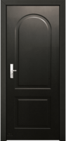 Porte extérieure en composite polymère MDF au design moderne, cadre en plastique massif, finition pour façades d'appartements – Vente en gros