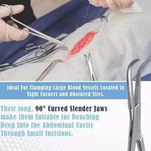 New Premium Stainless Steel Hemostatic Forceps | Best Selling Manual Surgical Tool | High Quality Medical Instrument JIMED CE - Product Image 2
