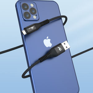 Cable Micro USB de carga rápida 3A, 2M, USB de cobre puro a tipo C de 2M, compatible con Android IOS, color negro - Product Image 5