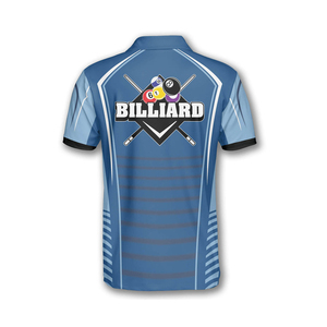 Camiseta de Billar de Alto Rendimiento, Uniforme de Billar que Absorbe la Humedad, Impresión de Nombre Personalizada, Ideal para Equipos, Clubes, Jugadores y Competiciones - Product Image 5