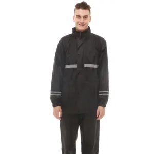 Unique Customized Logo Fashionable Rain Coat Windproof Waterproof Raincoat Biker Rain Suit For Men