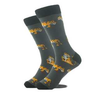 Calcetines de vestir divertidos de alta calidad, calcetines coloridos de diseñador para hombres, calcetines divertidos felices Unisex - Product Image 1