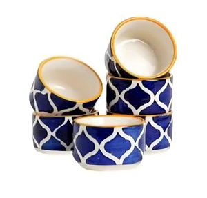 Bols en céramique au design unique avec une belle glaçure et des motifs peints pour la présentation de la table à manger à la maison ou des cadeaux - Product Image 2