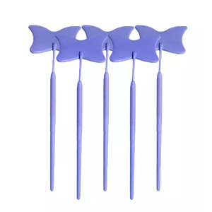 Espejo de Maquillaje de Acero Inoxidable de Alta Calidad con Hermosas Formas de Mariposa y Mango Grande para Extensiones de Pestañas - Product Image 6