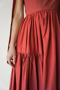 Chaleco de algodón de verano para mujer de alta calidad, vestido informal de longitud Midi, ropa de calle de cuello corto antiestático antiarrugas para Natural - Product Image 6