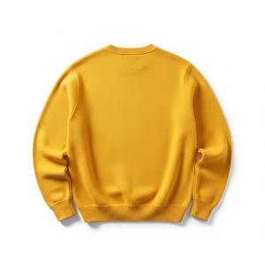 ODM Services hommes laine à manches longues automne pull Anti-rides respirant chaud col rond solide motif avant Logo - Product Image 4