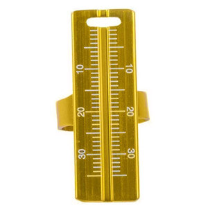 Regla de dedo dental Endo Gauge Span Medida Escala Anillo ORO - Product Image 2