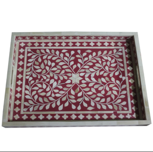 Eco-Friendly Mother of Pearl Inlay Chocolate Tray Arabian Style MOP Inlay Tray Dishes Plates for Home Hotel Wedding Eid Ramadan - Product Image 3