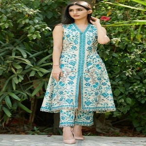 Dernière Collection Kanya : Vêtements de Cérémonie, Tenues Shalwar Kameez Pakistanaises, Costumes de Mariée Punjabi, Kurta en Coton Gaufré, Robes en Tissu Lawn - Product Image 2