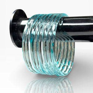 Bracelets en verre facetté bleu tendance de coupe émeraude 2026, de qualité export, pour femmes, à prix de gros - Product Image 3