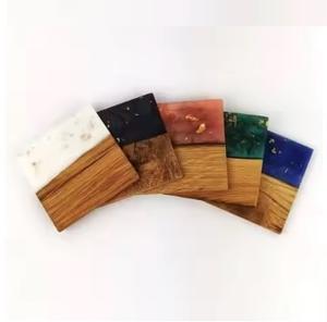 Posavasos de mármol y madera de primera calidad altamente decorativo, decoración de mesa cuadrada moderna, suministros a granel a precio económico - Product Image 4