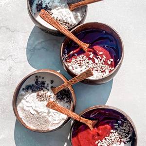 Usine de gros bols en coquille de noix de coco végétalien naturel/ensemble de vaisselle en bois de noix de coco du Vietnam - Product Image 2