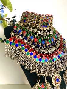 Conjuntos de joyería de boda afgana más vendidos Estilo vintage 100% Acero inoxidable de alta calidad MOQ bajo Último diseño de moda - Product Image 4