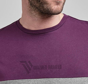 เสื้อยืดผู้ชายแขนสั้นผ้าฝ้ายเสื้อยืดผ้าคุณภาพสูงเสื้อผ้าระบายอากาศได้ดีออกแบบได้ตามต้องการ - Product Image 5