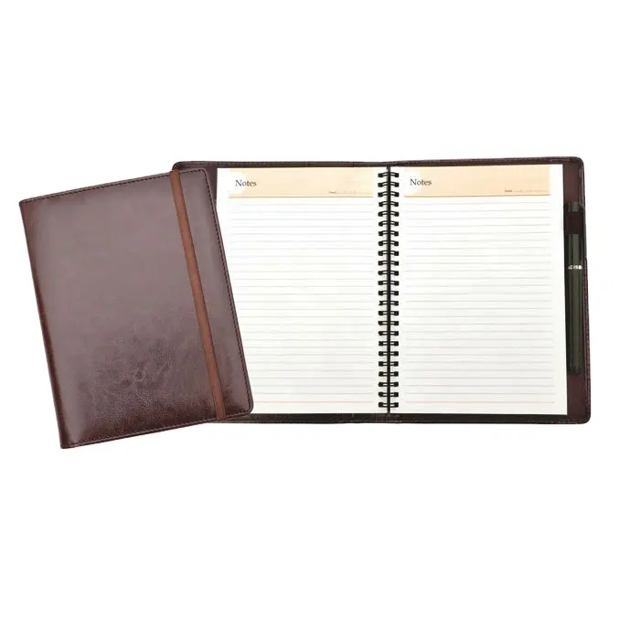 Best Selling Trending Premium A5 Size Leather Date Notebook Diary Writing Notebook Gift for College Students Office Employees