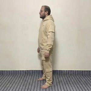 ชุดออกกำลังกายผู้ชายแบบมีฮู้ด ชุดกีฬา ชุดวิ่ง ชุดออกกำลังกาย ระบายอากาศได้ดี - Product Image 6