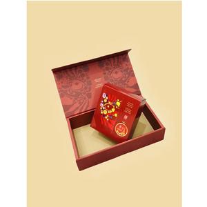 Boîtes en carton gaufré de forme d'aimant de finition de stratification UV brillante auto-érigante d'OEM 30*25*8 taille revêtement UV de matériaux réutilisés - Product Image 6