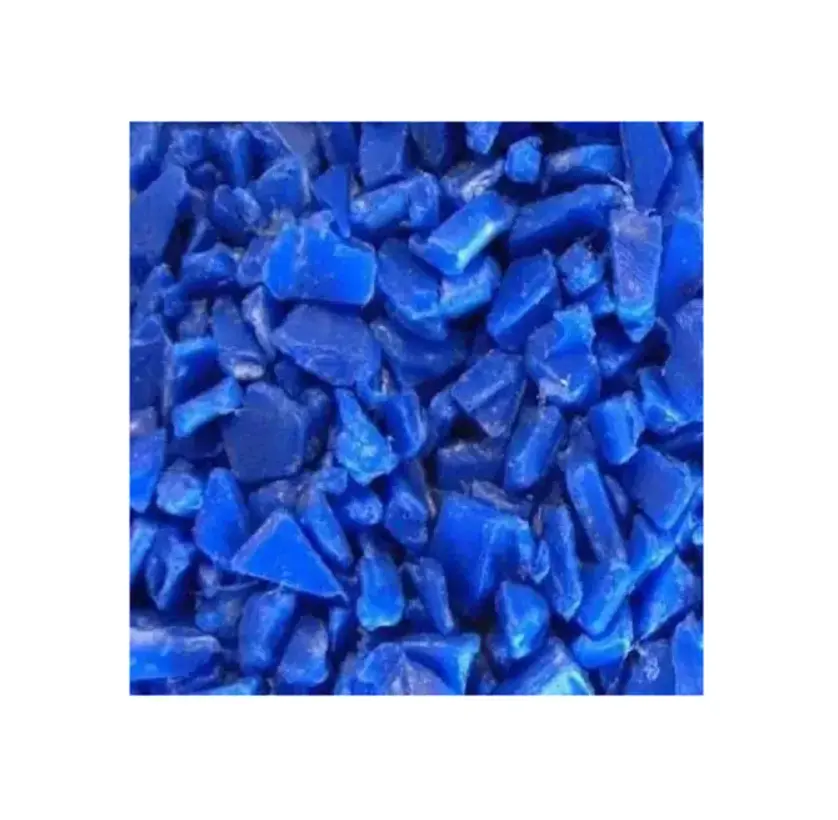 ขายส่งเศษ HDPE ถังสีน้ําเงินก้อน, HDPE Regrinds สีฟ้า, ถังพลาสติกถังเศษ HDPE