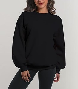 Sudadera de cuello alto para mujer Jersey informal de gran tamaño con ajuste cómodo Suelto - Product Image 1