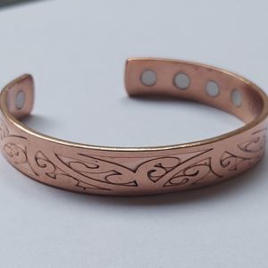 Brazalete de moda con diseño de cuerda trenzada de cobre y latón hecho a mano para pulsera, brazalete de bienestar - Product Image 3