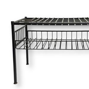 Glass Spice RackNew Design Metal Instalación rápida Desplegable 2 niveles Gabinete de cocina Estantes de almacenamiento - Product Image 2