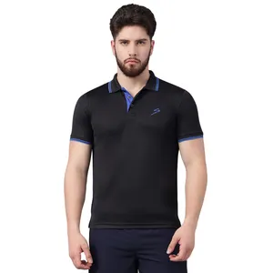 High Quality Premium Blank Slim Fit Moisture Wicking Quick Dry Lightweight Short Sleeve Polyester Golf Polo T shirts for Men